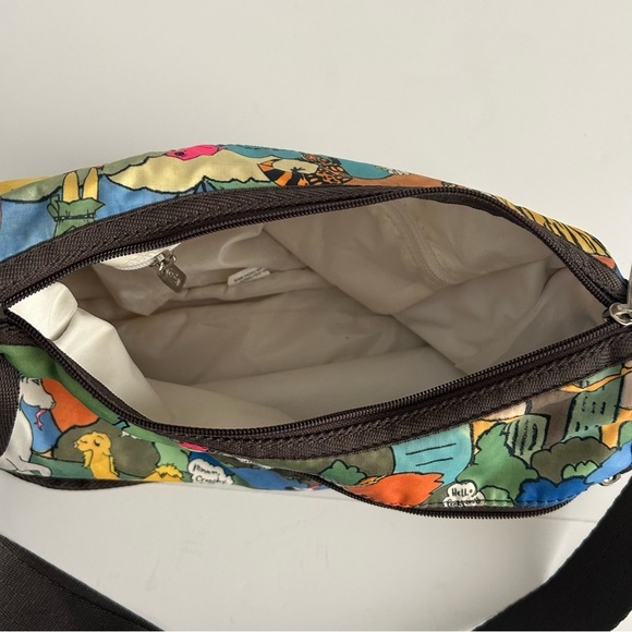 Vintage Y2K LeSportsac Multicolor Animal Print Bag - Picture 7 of 9